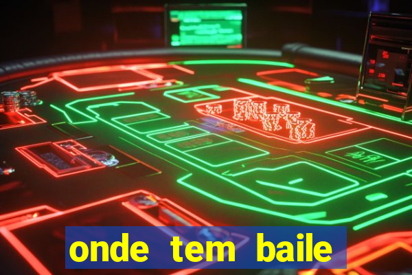 onde tem baile hoje em joinville